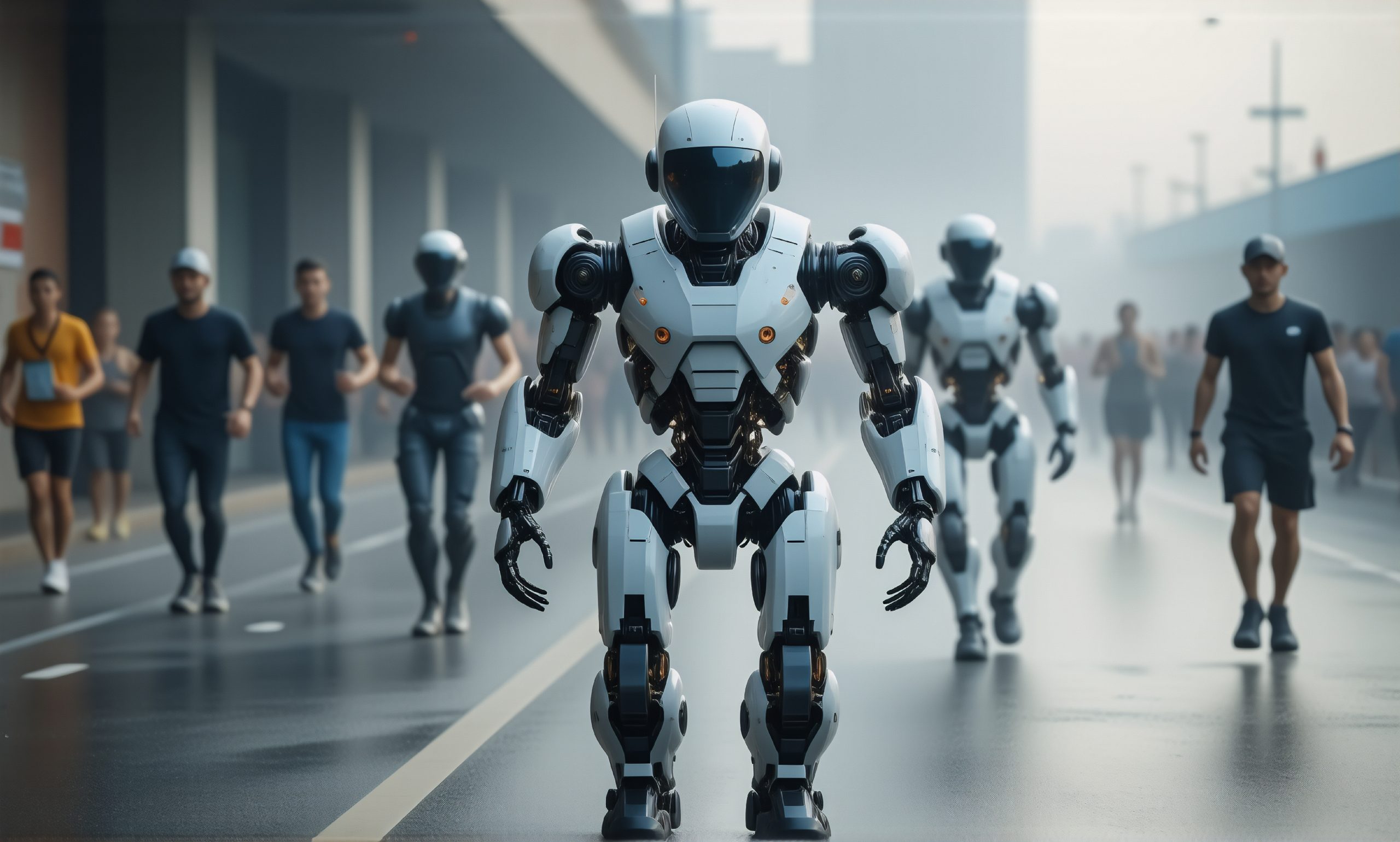 Des robots sur la ligne de départ : une première mondiale