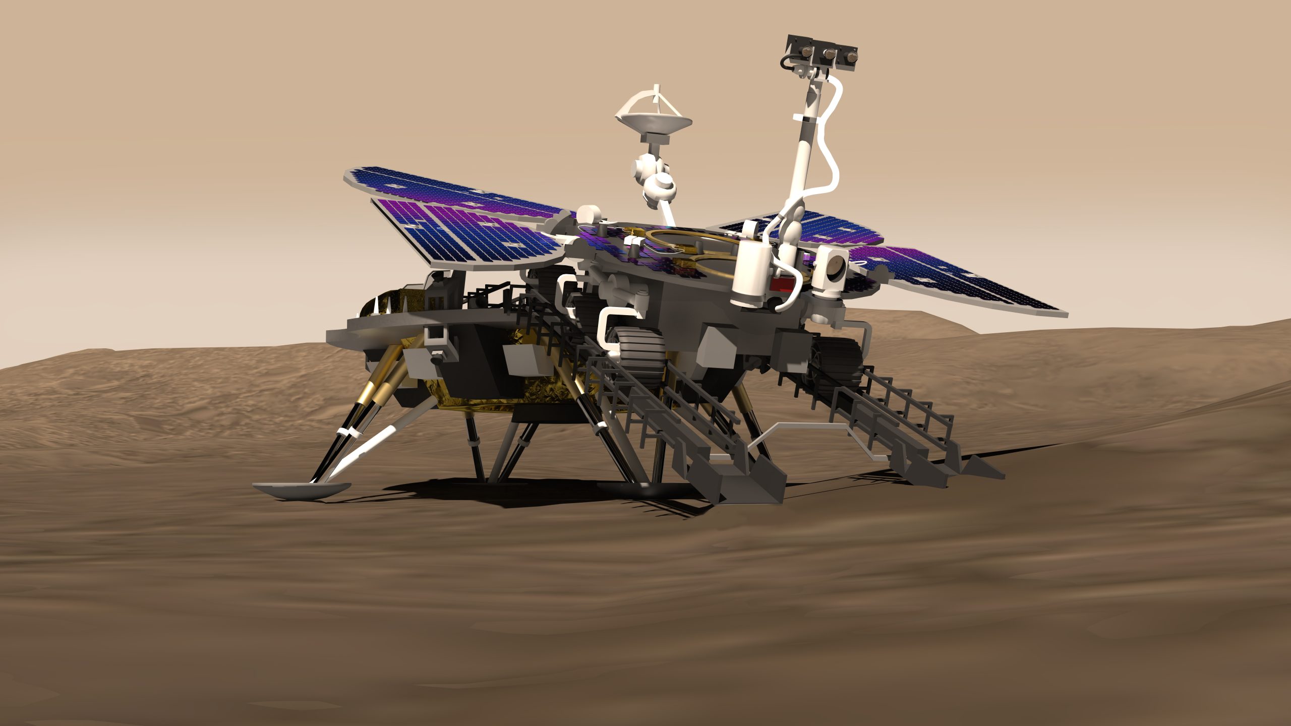 Le rover Zhurong révèle des traces d’un ancien océan sur Mars : la planète rouge a-t-elle été habitable ?