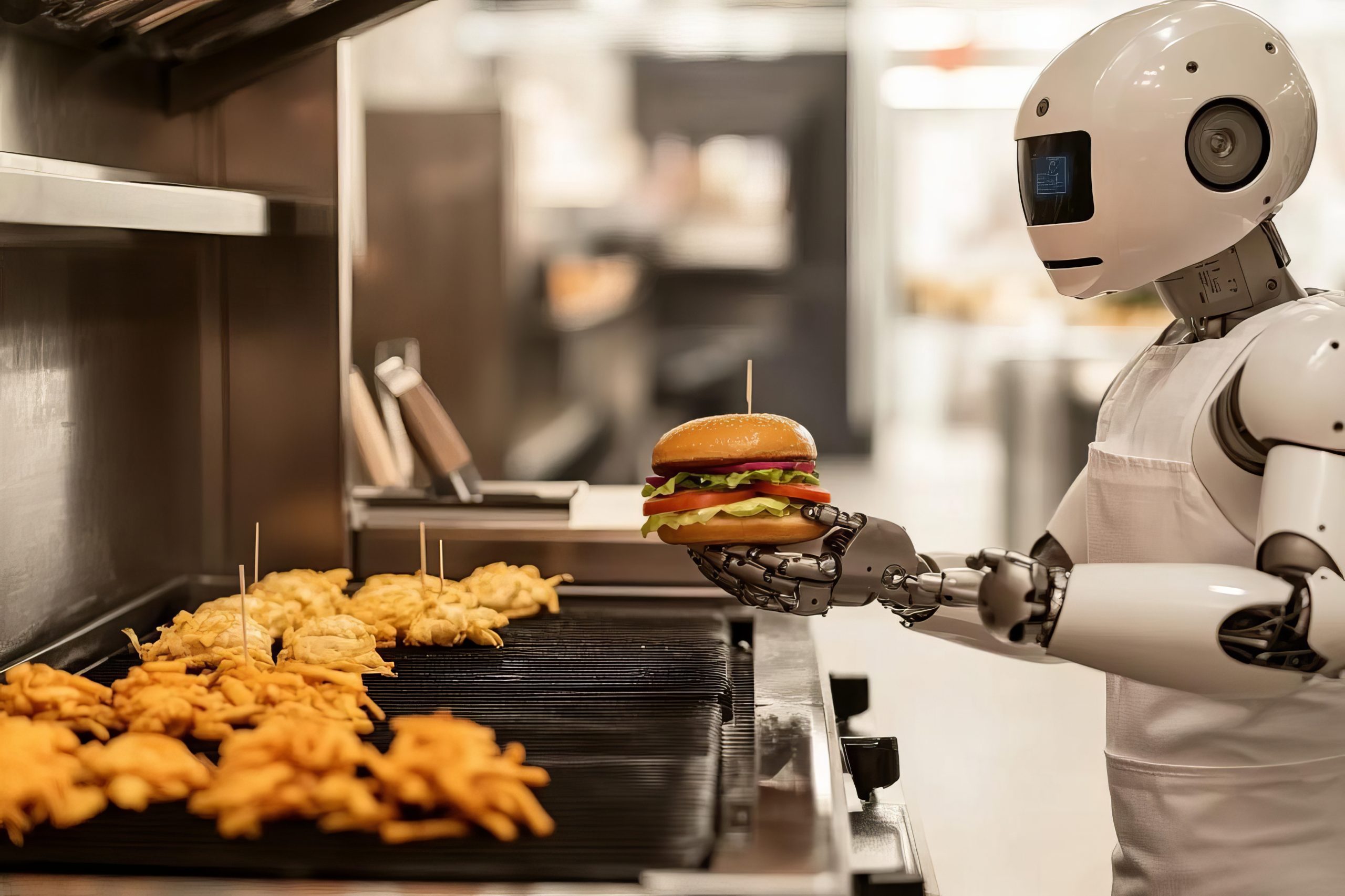Un restaurant américain dévoile la cuisine du futur : des robots préparent votre burger en 27 secondes chrono !