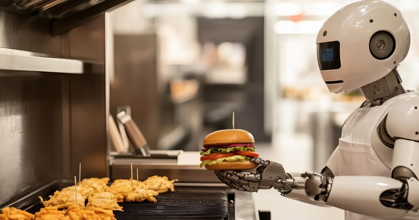 Un restaurant américain dévoile la cuisine du futur : des robots préparent votre burger en 27 secondes chrono !