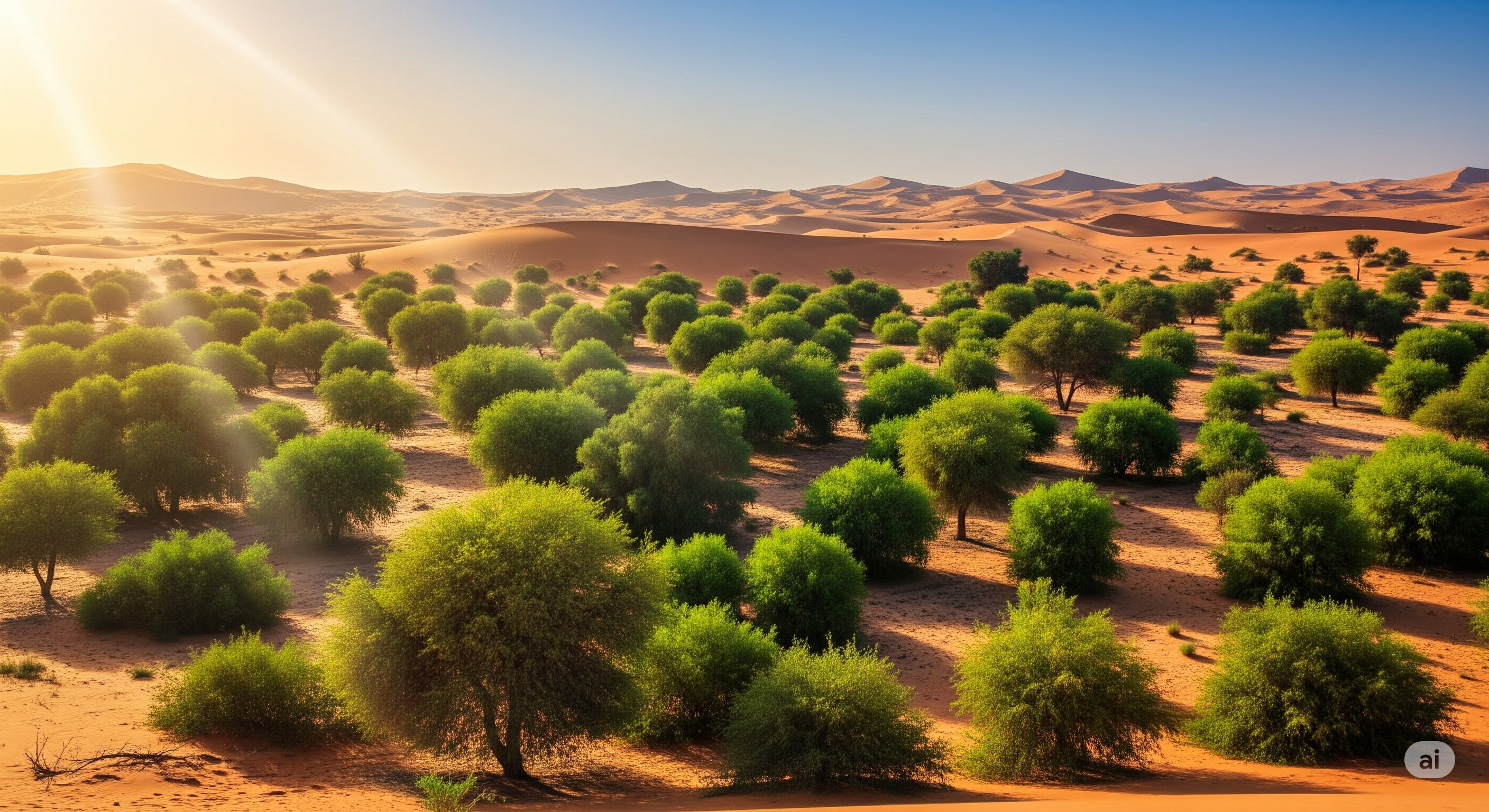 Arabie saoudite : 10 milliards d’arbres pour transformer le désert en oasis verte