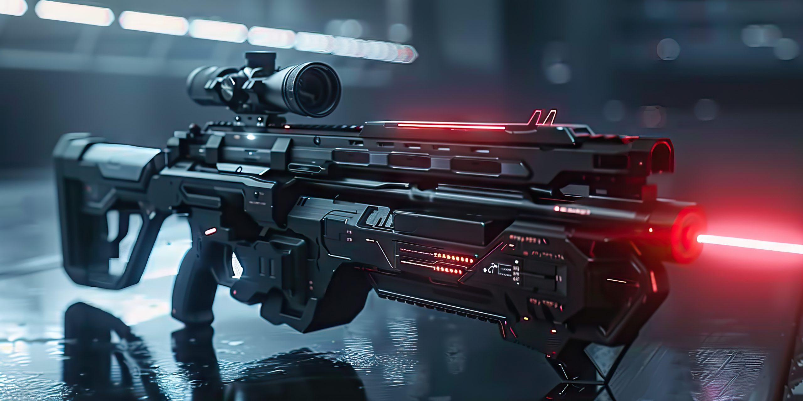 Il invente une arme terrifiante du futur : le pistolet laser qui met le feu à tout