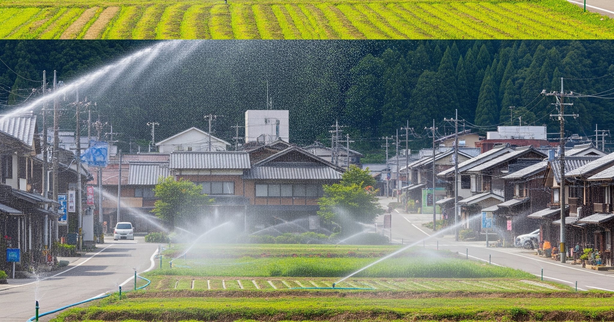 Un village japonais révolutionne la sécurité incendie avec un système de sprinklers automatiques intelligent