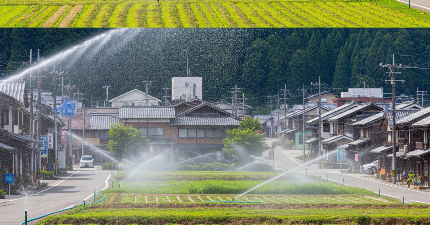 Un village japonais révolutionne la sécurité incendie avec un système de sprinklers automatiques intelligent