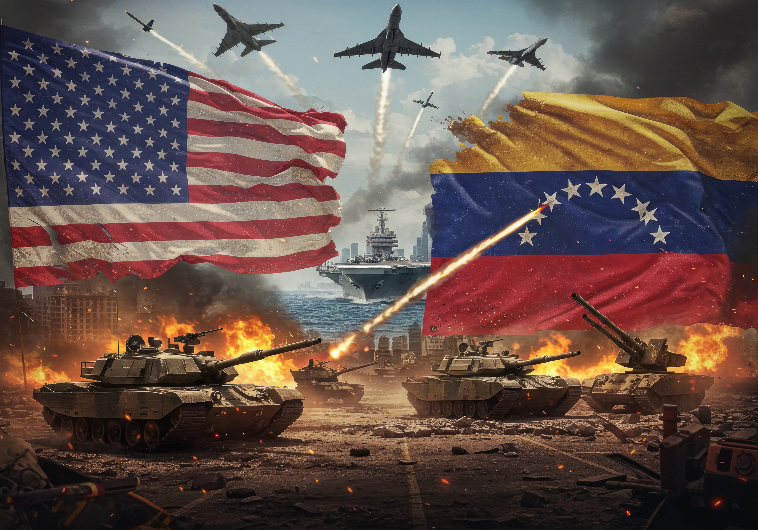 Analyse des forces et scénarios d’un affrontement imminent entre le Venezuela et l’Amérique de Trump
