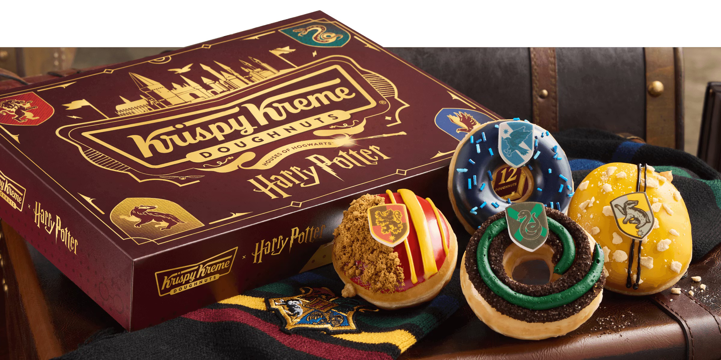 les détails gourmands des doughnuts hogwarts