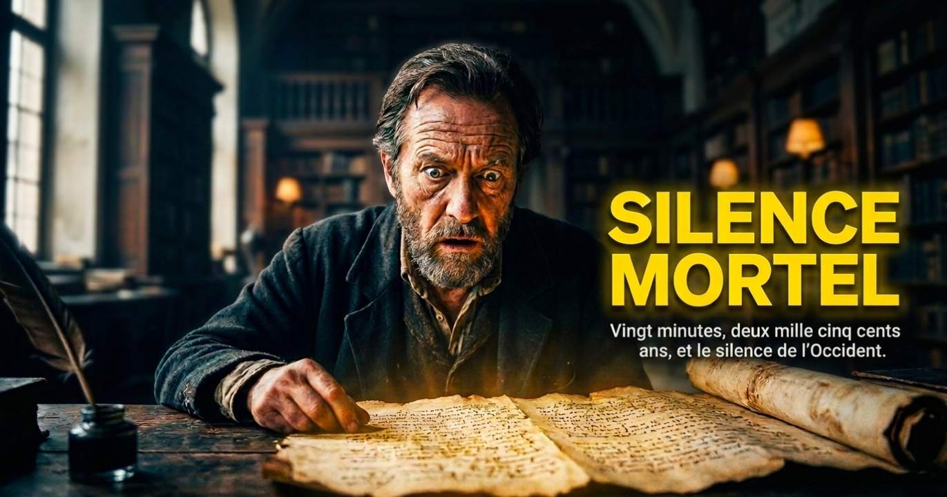 COMMENTAIRE : Vingt minutes, deux mille cinq cents ans, et le silence de l'Occident