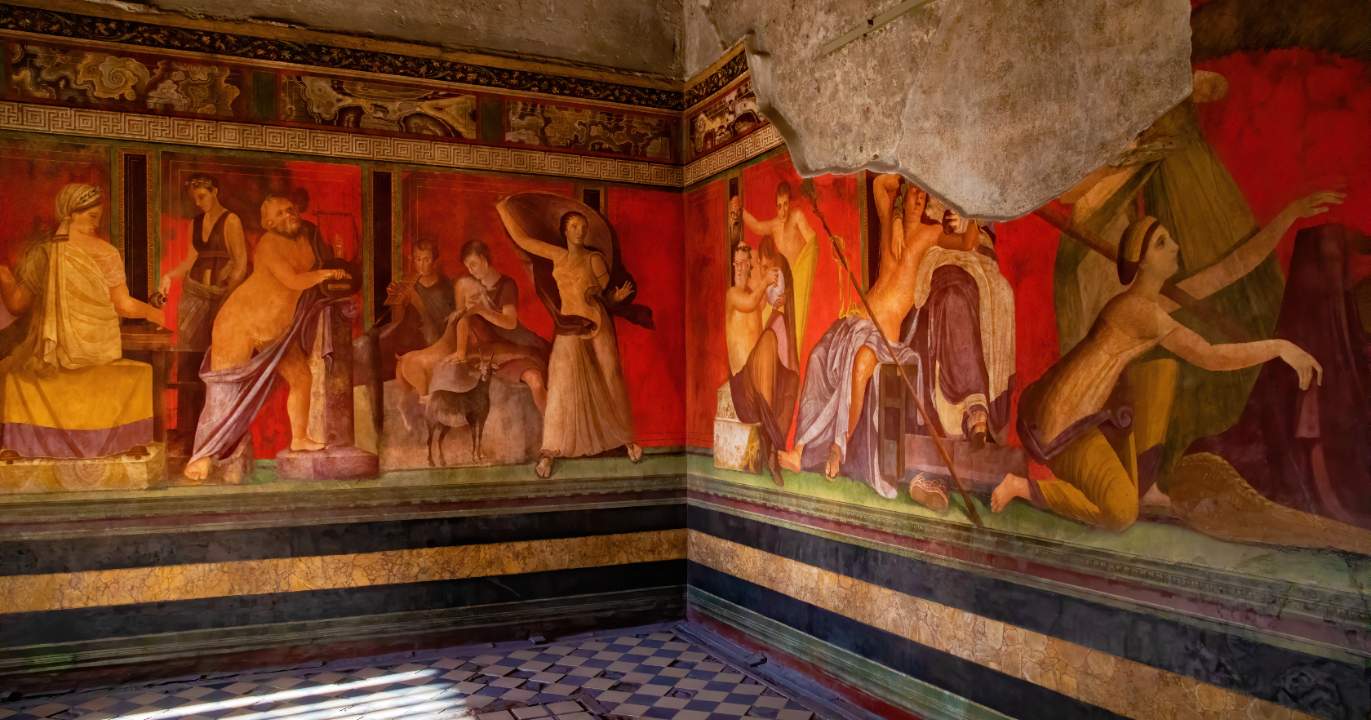 ÉCLAIRAGE : Une fresque de Pompéi reconstituée à partir de plus de mille fragments